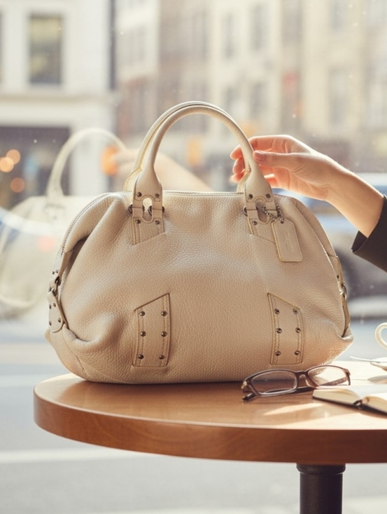 Cole Haan Handbags - Cole Haan Pebbled Leather Satchel, Village Collection